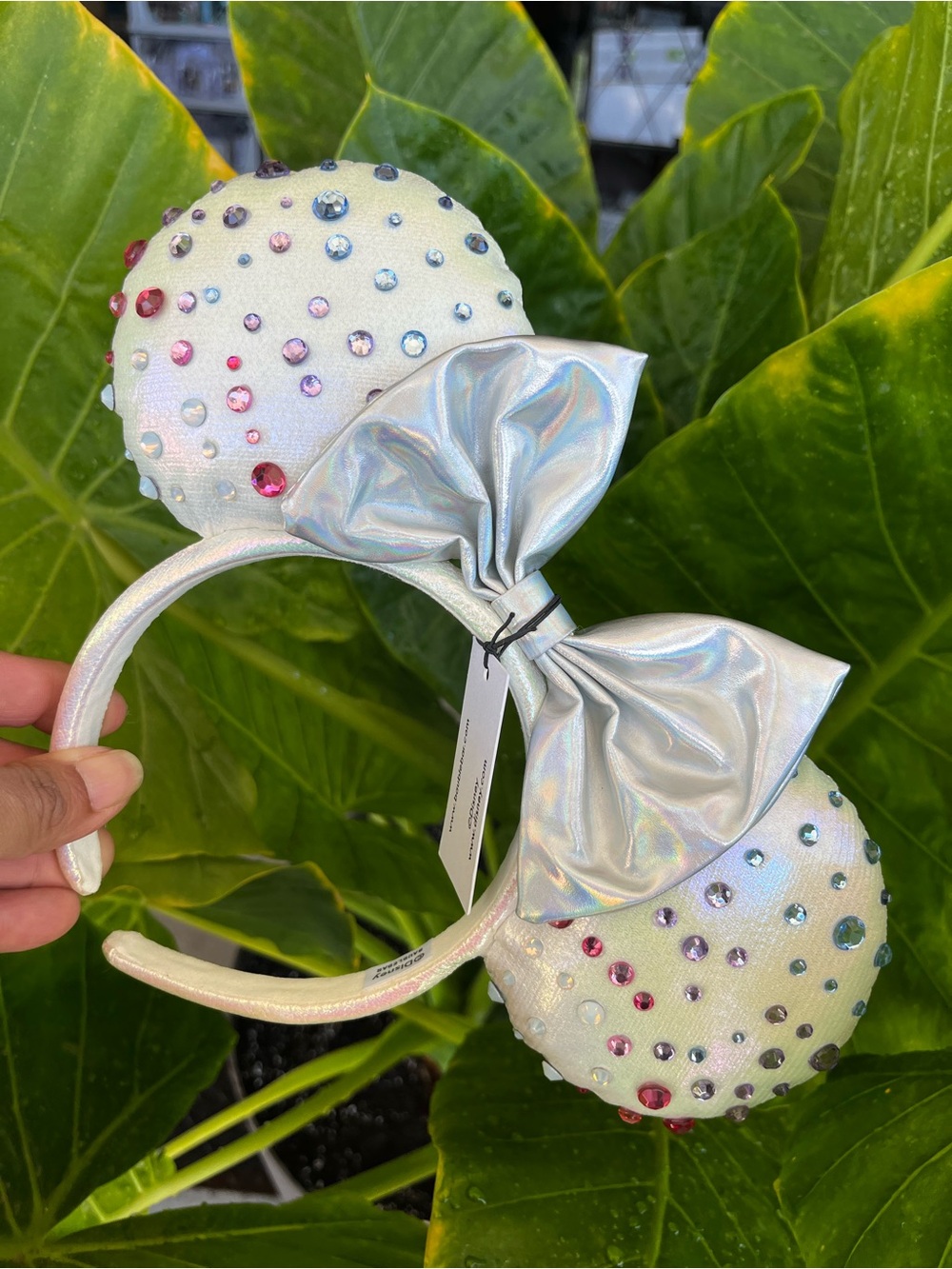 Disney Baublebar Minnie Mouse Iridescent Ears Headband